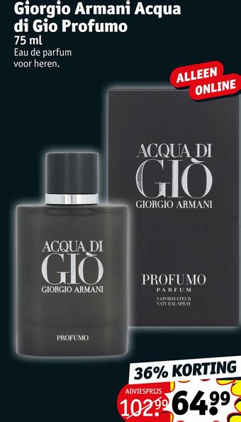 acqua di gio profumo aanbieding